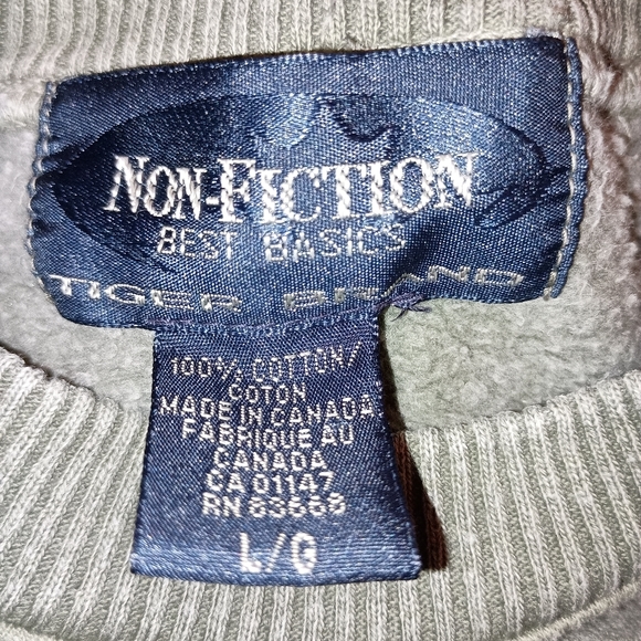 Stars on Ice  2001 VTG Olive Green Cotton Unisex Sweatshirt  Large - Picture 11 of 12